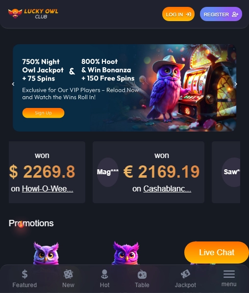 Lucky Owl Club Casino